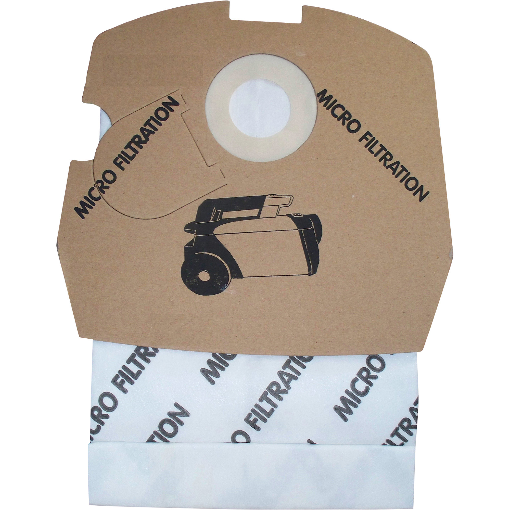 Bissell Big Green Commercial Paper Vacuum Bags, 12-Pack, 2 1/4-Gallon Capacity, Model# C3000-PK12